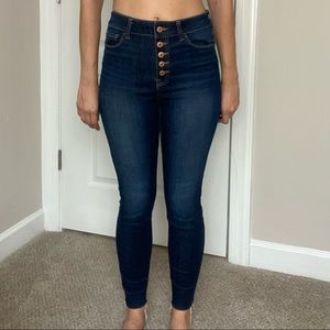 Size 5 Rewash High-waisted skinny jeans
